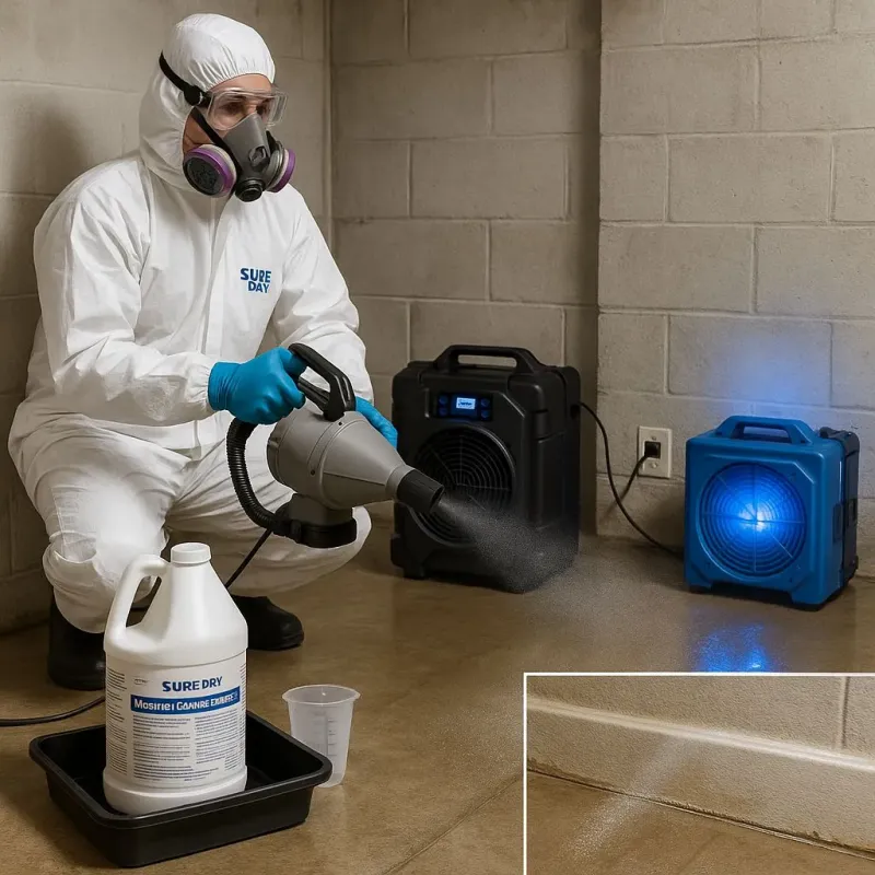 Sanitization and Odor Removal process in Talmage, CA