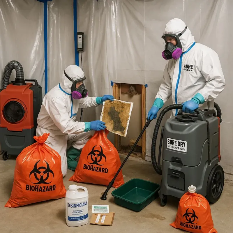 Contaminated Water Handling Protocols process in Talmage, CA